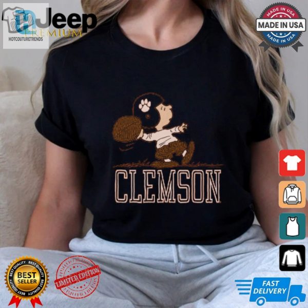 Laugh In Style Peanuts X Clemson Qb Tee hotcouturetrends 1 1