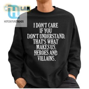 Hero Villain Shirt Quirky Humor With Unique Style hotcouturetrends 1 2