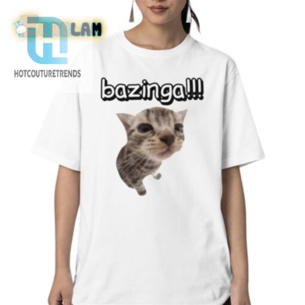 Unique Cat Bazinga Cringe Shirt Purrfect Comedy Fashion hotcouturetrends 1