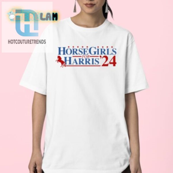 Gallop To 2024 Funny Horse Girls For Harris Tee hotcouturetrends 1