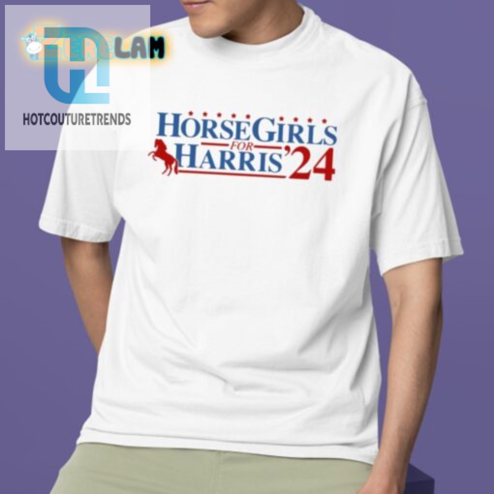 Gallop To 2024 Funny Horse Girls For Harris Tee