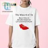 Spooky Chic Womens Halloween Red Shoes Tee Get Ghosted hotcouturetrends 1