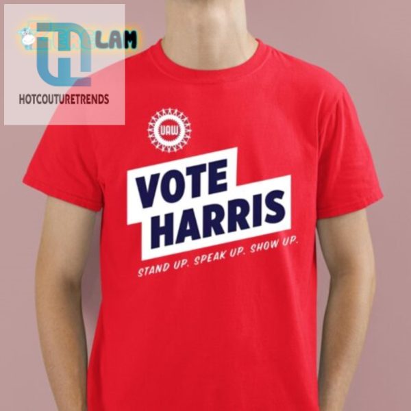 Funny Uaw Vote Tee Trump Is A Scab Stand Up Show Up hotcouturetrends 1 1