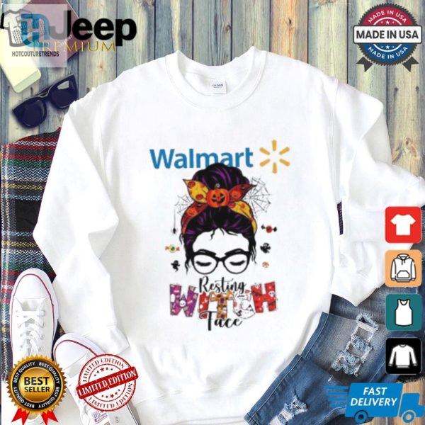 Walmart Witch Face Shirt Hilarious Halloween 2024 Tee hotcouturetrends 1 3