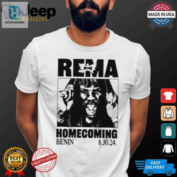 Snag Your Rema Benin 8.30.24 Tee More Than Just A Concert hotcouturetrends 1 1