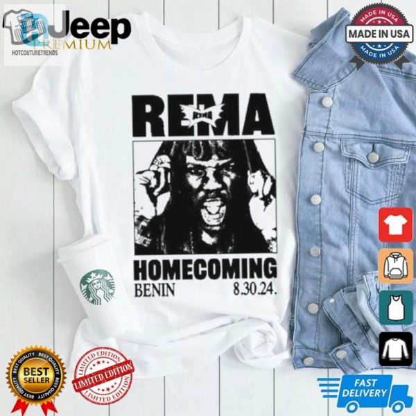 Snag Your Rema Benin 8.30.24 Tee More Than Just A Concert hotcouturetrends 1 2