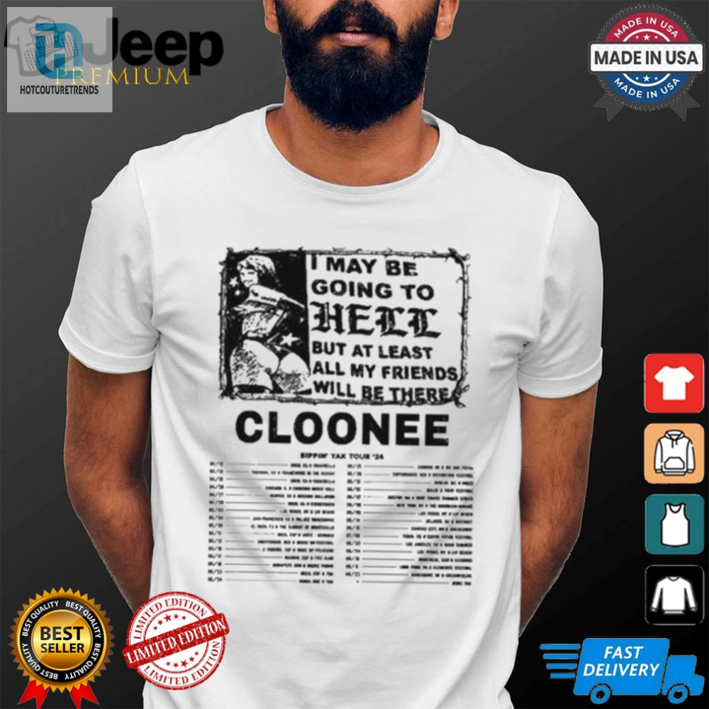 Rock The Yak Spring 24 Cloone Sippin Tour Tee