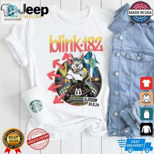 Get Blink 182 Glasgow 2024 Tee Laughs Style Combined hotcouturetrends 1 2