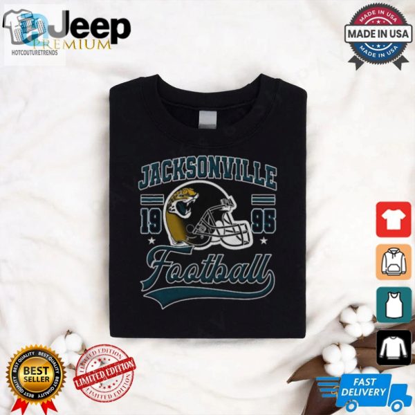 Score With Jacksonville Football Vintage Retro Chic Tee hotcouturetrends 1 2