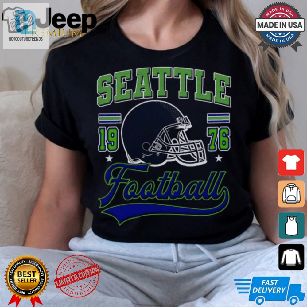 Retro Seattle Football Shirt  For Fans With Throwback Swagger