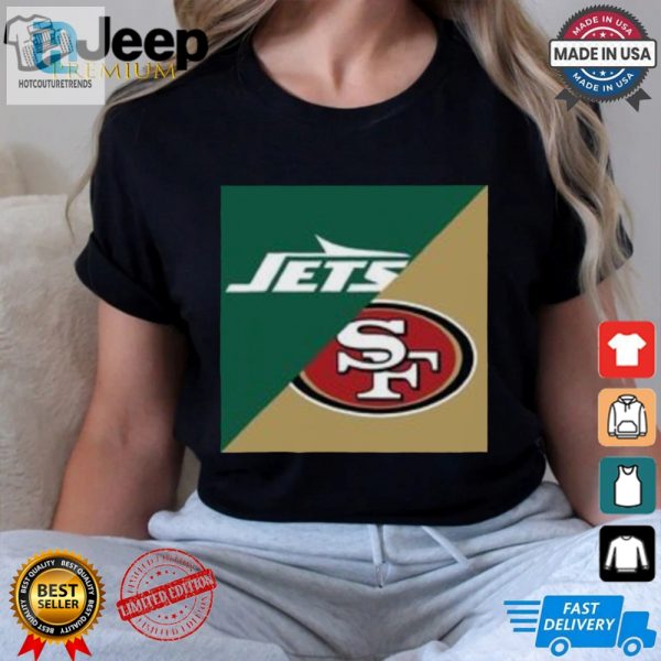 Score Big Laughs With 49Ers Vs. Jets Tee Game Day Fun hotcouturetrends 1 1