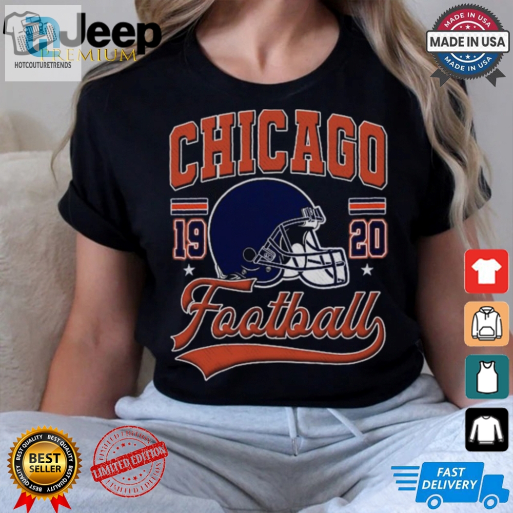 Score Big Laughs Retro Chicago Football Shirt