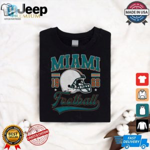 Score Big Laughs Miami Retro Football Shirt For All Genders hotcouturetrends 1 2