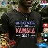 Kamala 2024 Funny Hairdresser Tshirt Grab Him By Ballot hotcouturetrends 1