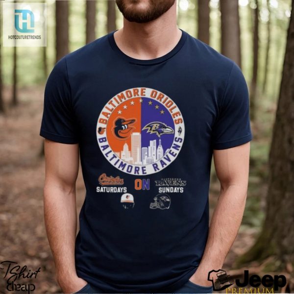 Score Big In Style Funny Orioles Ravens Weekend Tee hotcouturetrends 1 1