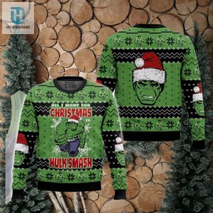 Merry Smashmas Hilarious Hulk Man Ugly Christmas Sweater hotcouturetrends 1 1