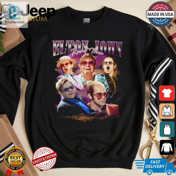 Get Your Rocket Man Style Funny Elton John Bootleg Tee hotcouturetrends 1