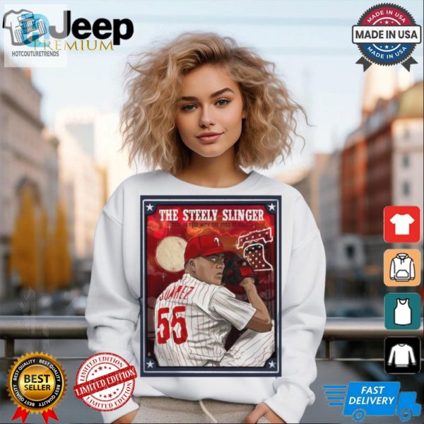 Unique Philly Baseball Poster Tshirt Steely Slinger Winks hotcouturetrends 1