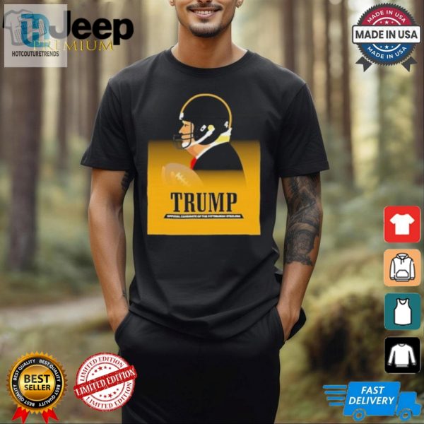 Funny Steelers Trump 2024 Tshirt Official Iron Steel Gear hotcouturetrends 1 2