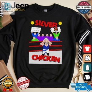 Laugh In Style The Silver Fox Silver Chicken Tee hotcouturetrends 1 1