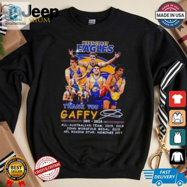 Score Laughs Loyalty West Coast Eagles Gaff Thank You Tee hotcouturetrends 1