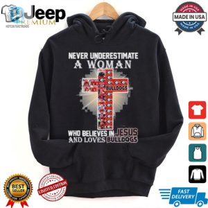 Faith Football Fun Jesusloving Georgia Bulldog Tee hotcouturetrends 1 1