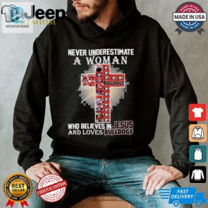 Faith Football Fun Jesusloving Georgia Bulldog Tee hotcouturetrends 1 3