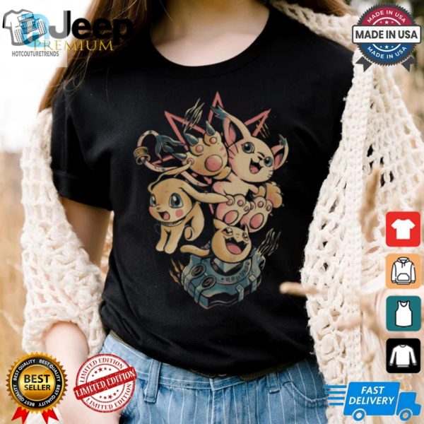 Purrfectly Hilarious Digital Cat Evolution Tee hotcouturetrends 1