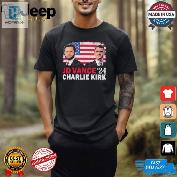 Funny Jd Vance Charlie Kirk 2024 Tshirt Stand Out hotcouturetrends 1 2