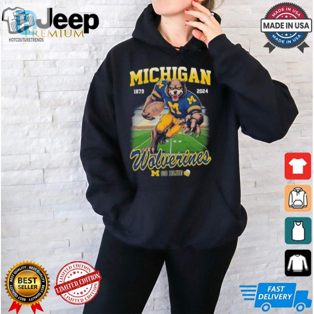 Turn Heads With Your 1879 Michigan Wolverines Go Blue Shirt