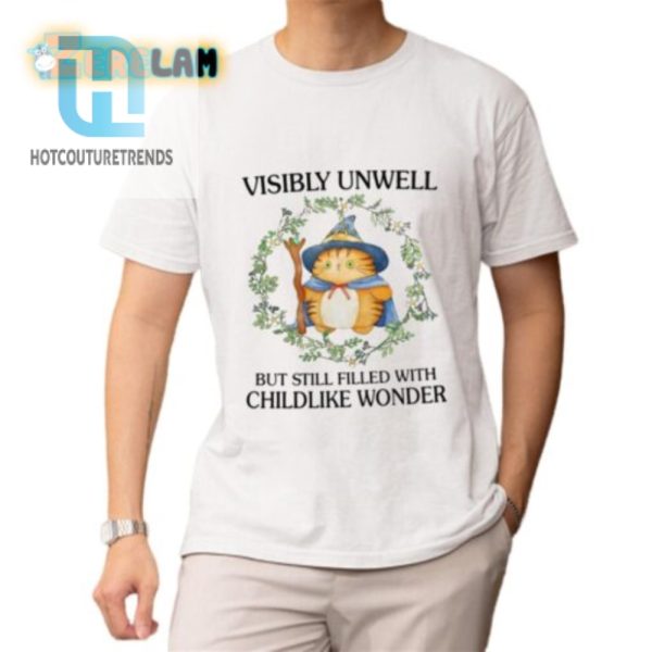 Quirky Visibly Unwell Tee Childlike Wonder On Display hotcouturetrends 1 1