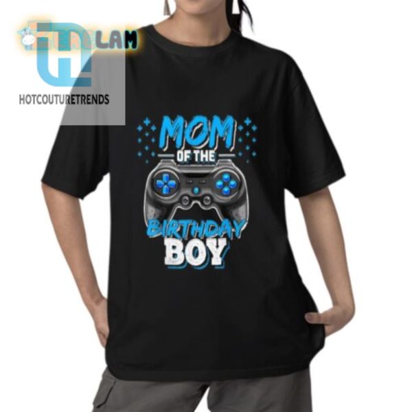 Level Up Funny Mom Of The Birthday Boy Gamer Shirt hotcouturetrends 1