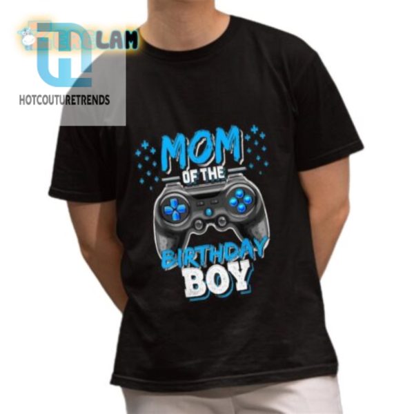 Level Up Funny Mom Of The Birthday Boy Gamer Shirt hotcouturetrends 1 1