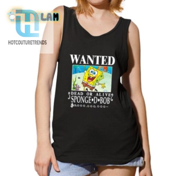 Wanted Dead Or Alive Sponge D. Bob Shirt Comic Gold hotcouturetrends 1 4