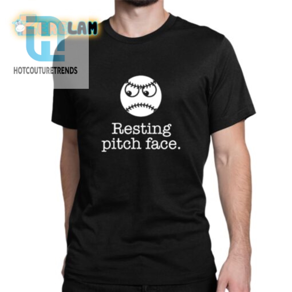 Get Your Laughs With Chris Sales Resting Pitch Face Tee