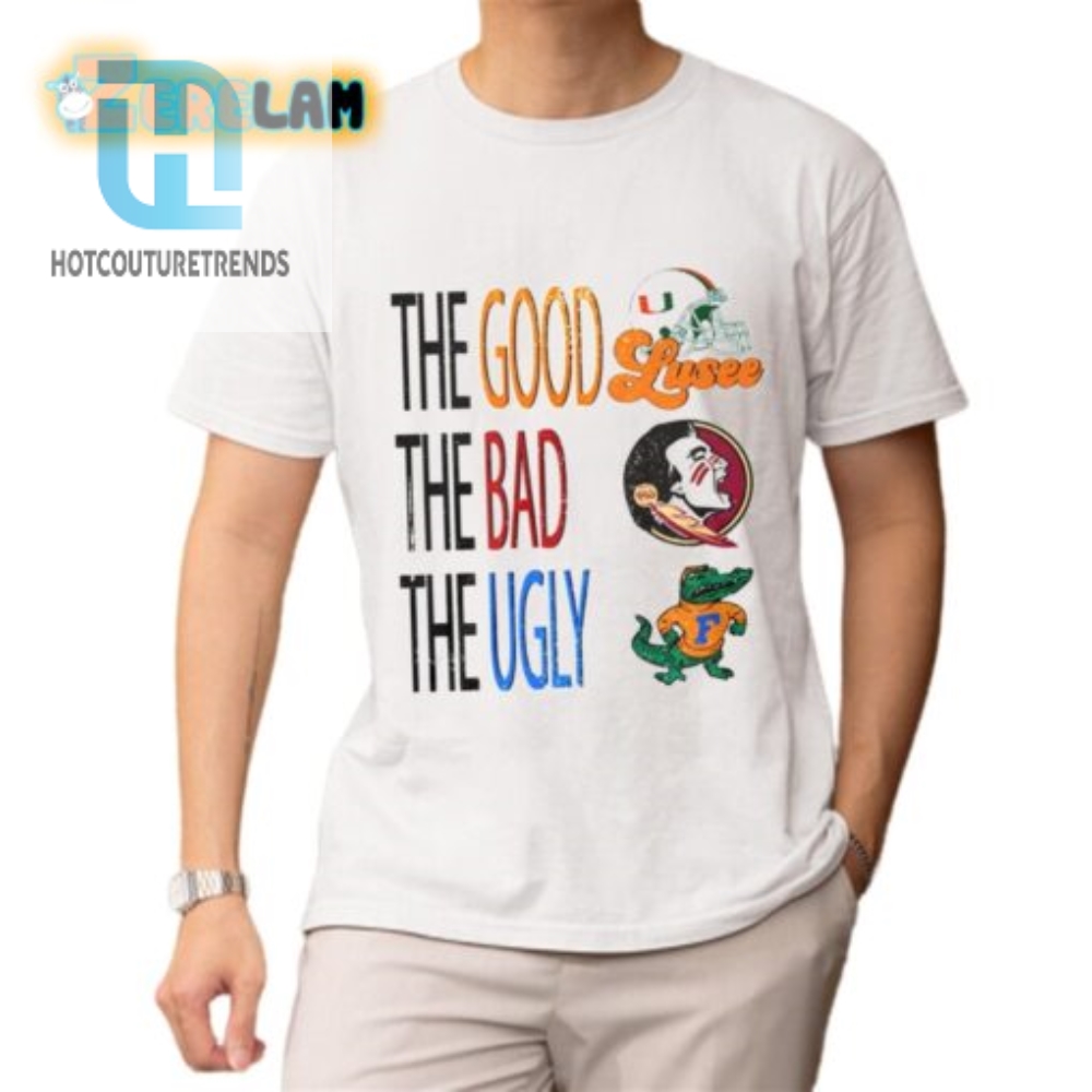 Funny University Of Miami Good Bad Ugly Shirt  Stand Out