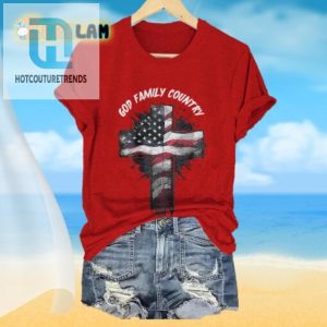 Retro Faith Cross Tshirt Gods Gag For Family Country hotcouturetrends 1 1