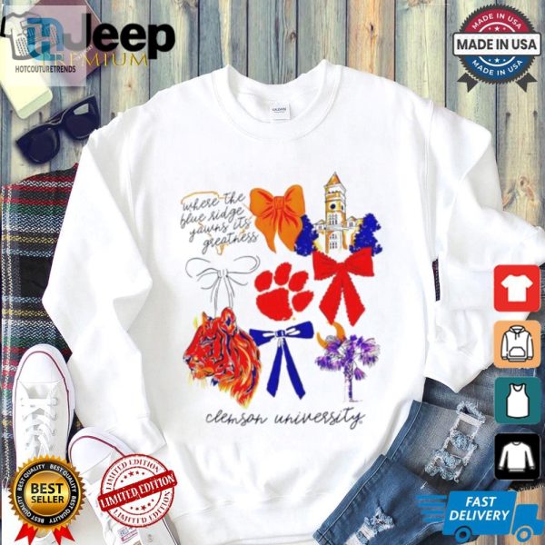 Get Your Paws On Clemsons Quirky Coquette Tee hotcouturetrends 1 1