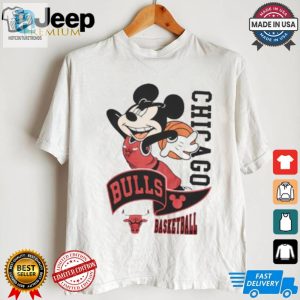 Dunk Like Mickey Comical Chicago Bulls Tshirt hotcouturetrends 1 3