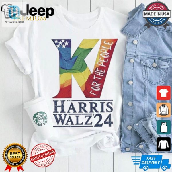 Race For Laughs Official Harris Walz 24 Racerback Tee hotcouturetrends 1