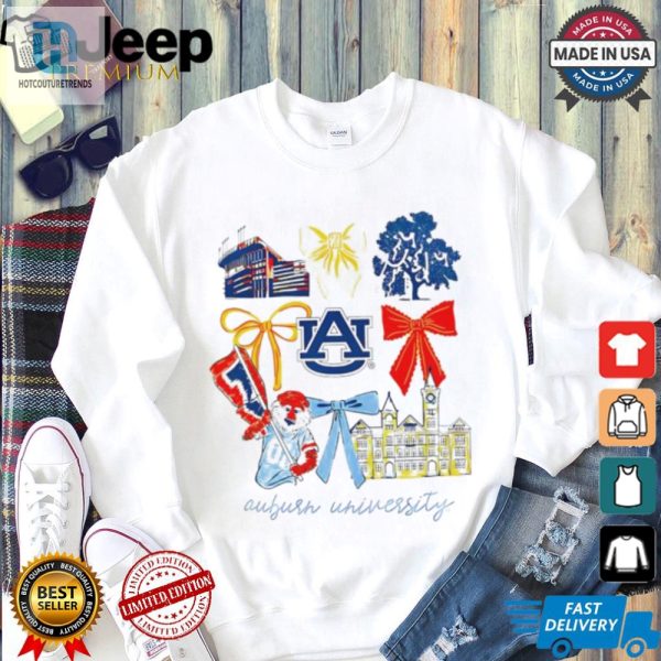 Get Your Laughs Auburn Swag Ua Tigers Coquette Tee hotcouturetrends 1 1