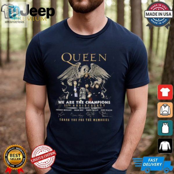 55Th Anniversary Queen Tee Lol We Are The Champions hotcouturetrends 1 1