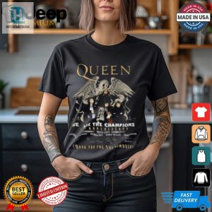 55Th Anniversary Queen Tee Lol We Are The Champions hotcouturetrends 1 2