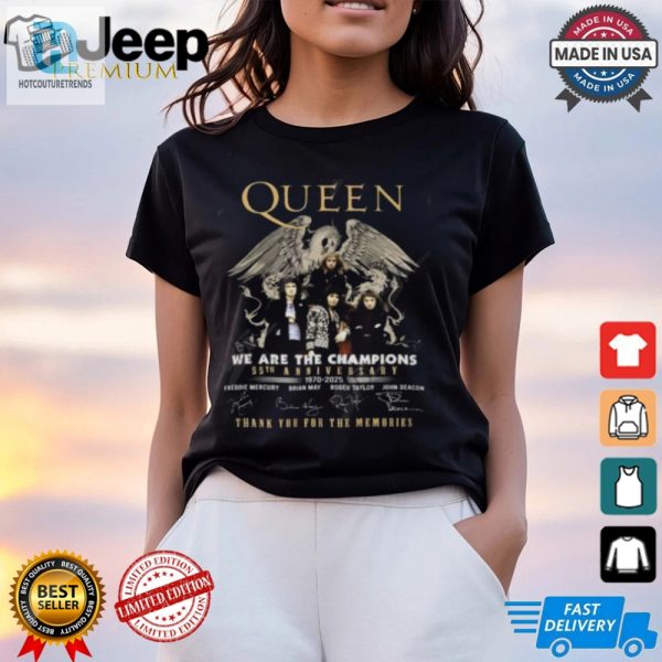 55Th Anniversary Queen Tee Lol We Are The Champions hotcouturetrends 1 3