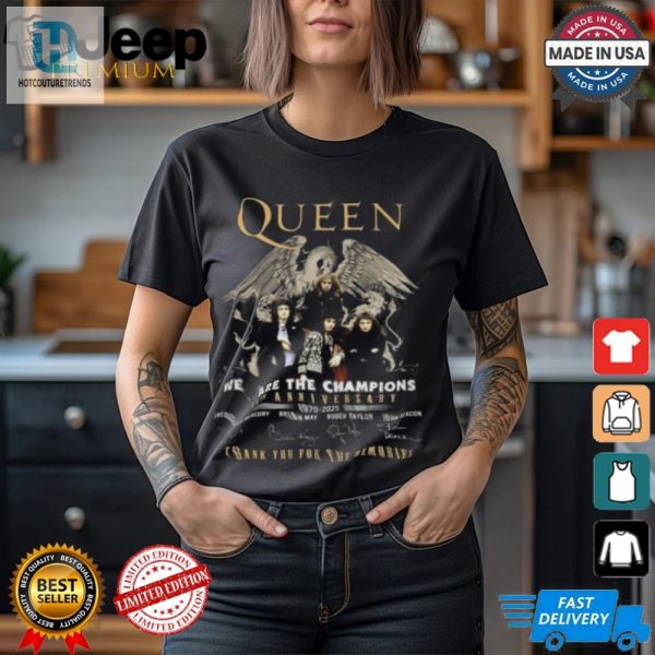 55Th Anniversary Queen Shirt Rocking Memories Epic Laughs hotcouturetrends 1 2