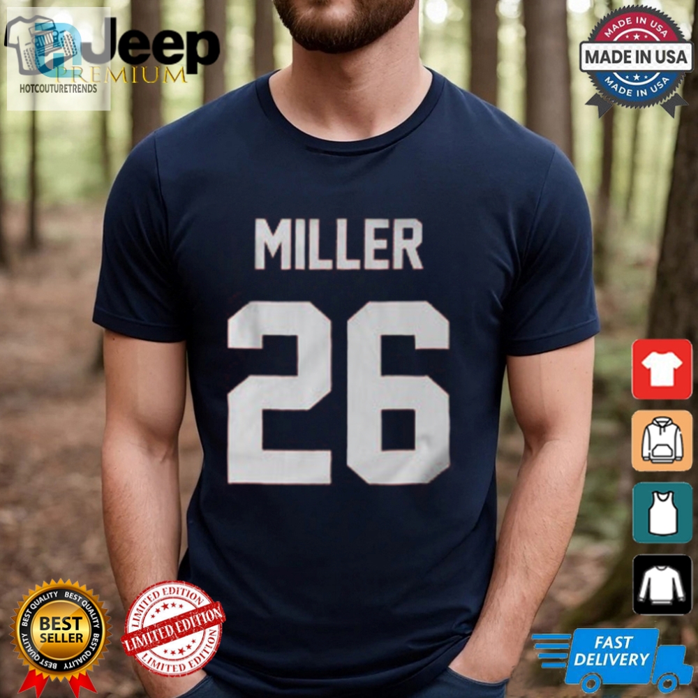 Score Big In Style Funny Jam Miller 26 Alabama Tee