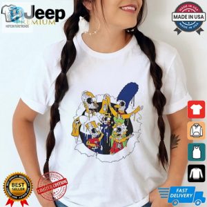 Funny Unique The Simpsons Zombie Characters Shirt hotcouturetrends 1 3