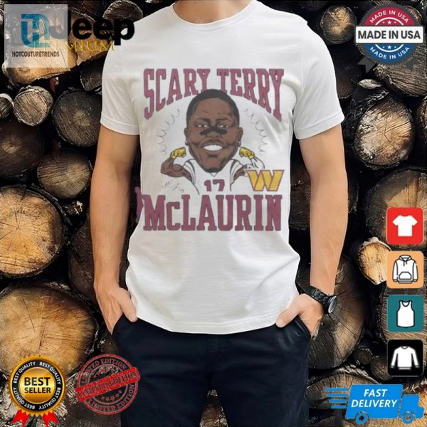 Get Spooked In Style Funny Scary Terry Mclaurin Tshirt hotcouturetrends 1