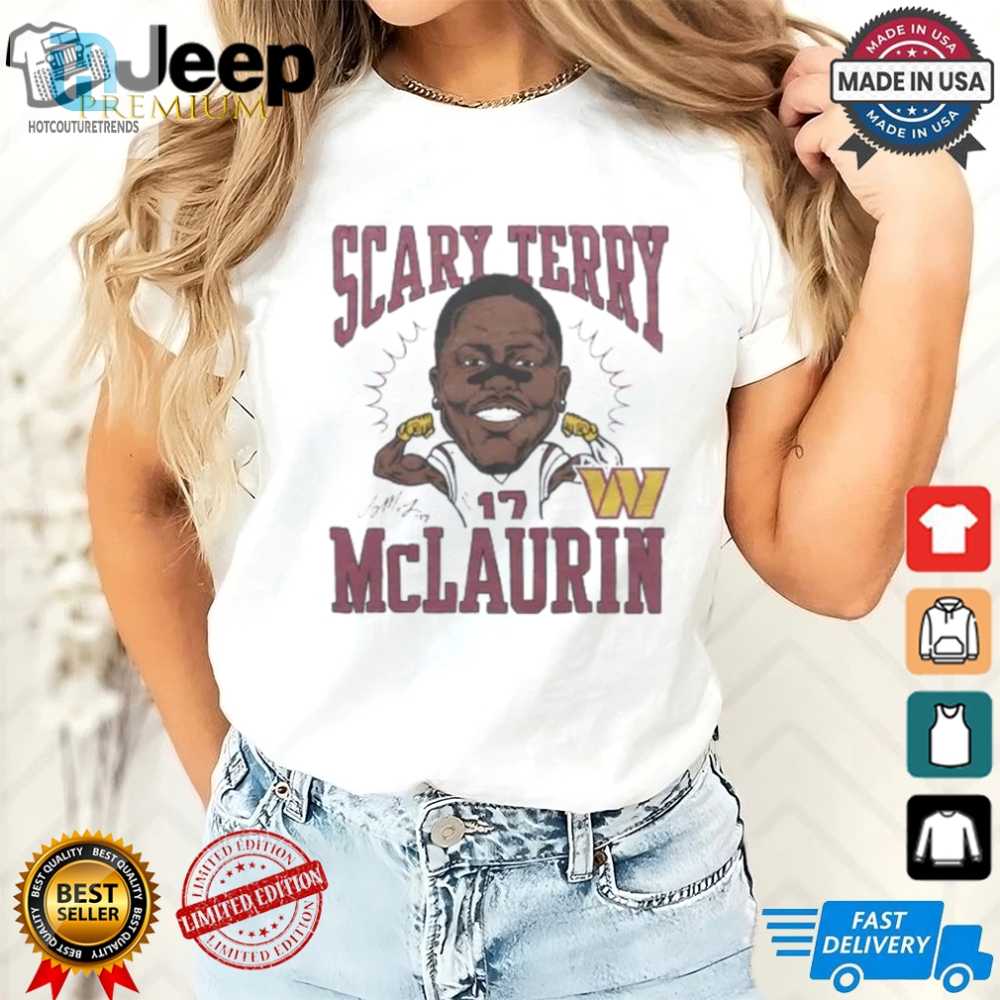 Get Spooked In Style Funny Scary Terry Mclaurin Tshirt