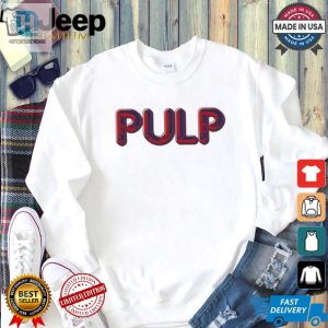 Get Your Laugh On Pulp Us Tour Encore Shirt In Ecru hotcouturetrends 1 1